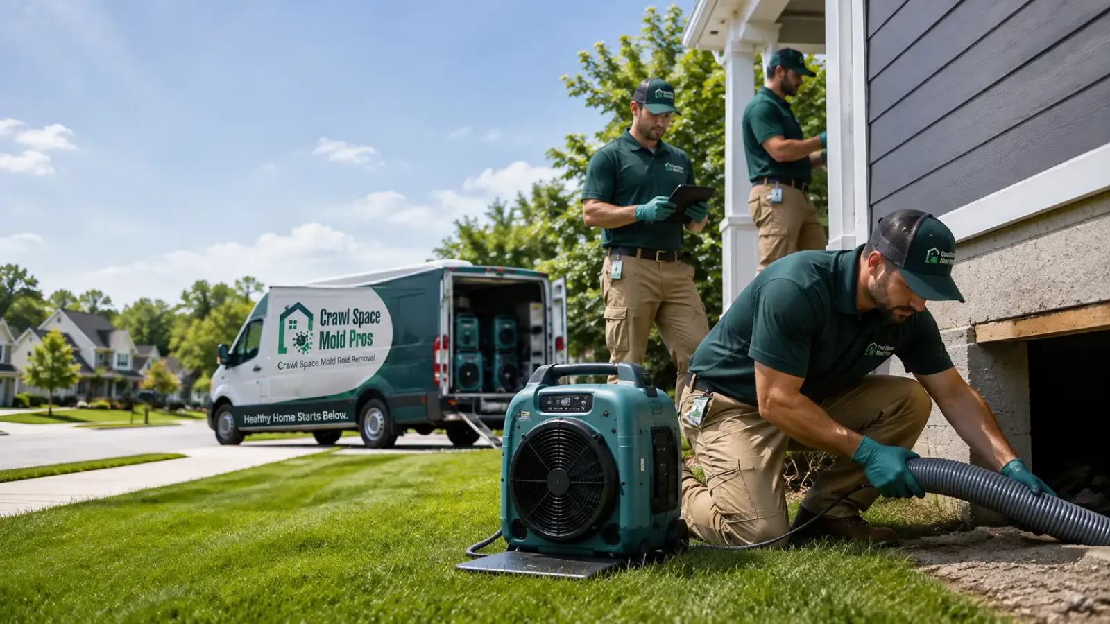 Crawl Space Mold Removal in Leaf River, IL